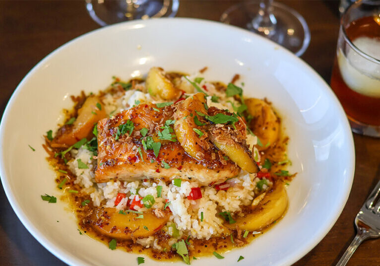 Bourbon Peach Salmon 2